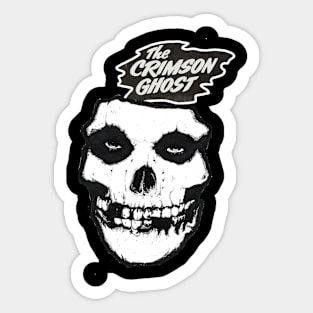 Crimson Ghost Sticker